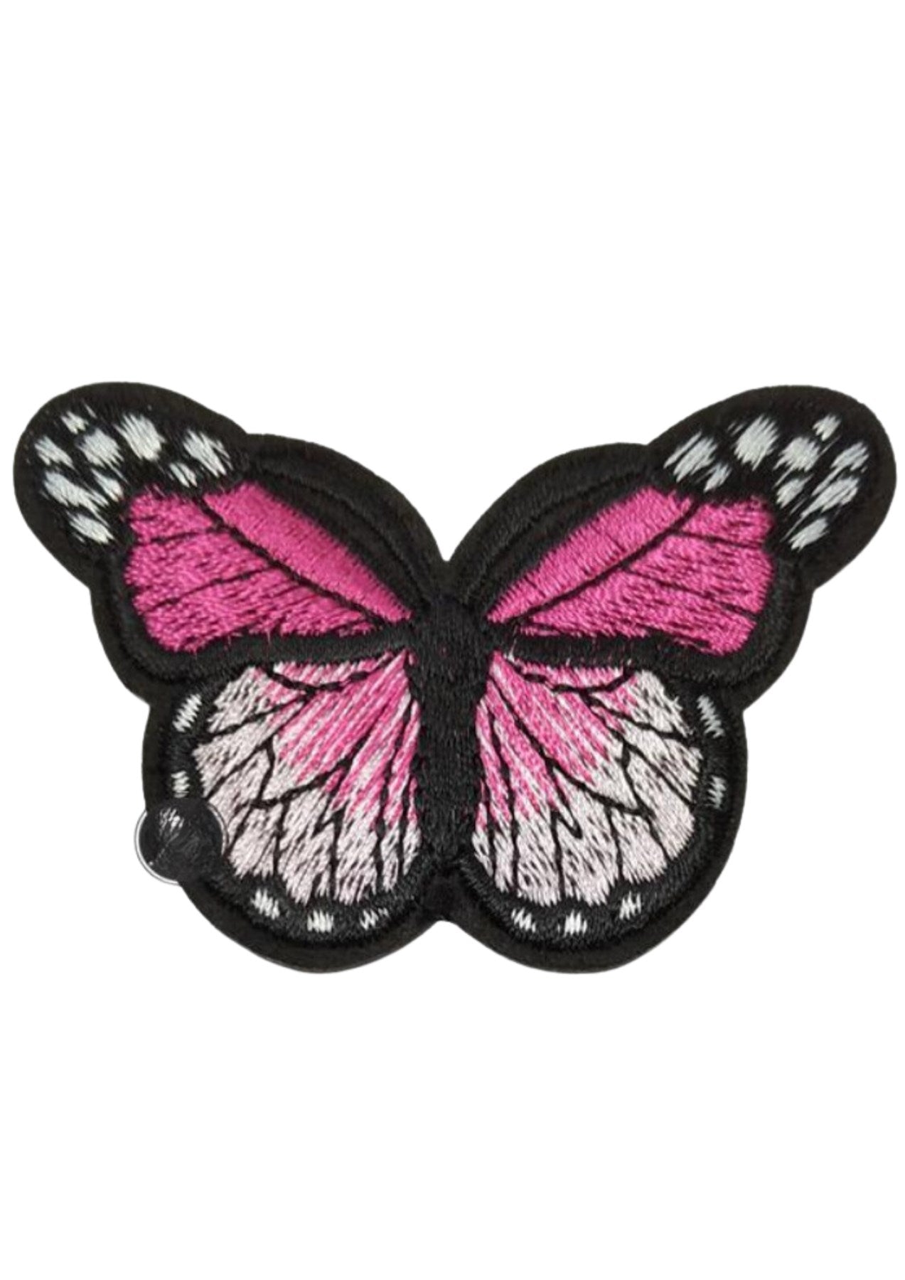 Aplike Ütü Ýle Yapýþan Kelebek Pembe Arma 7x5 cm