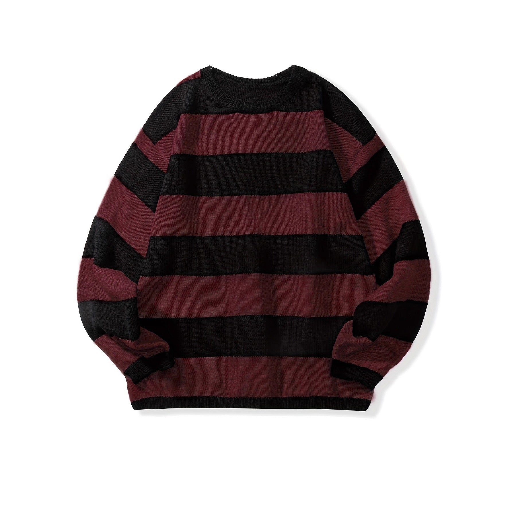 Herren Strickpullover – Hochwertig, Locker, American Retro Stil