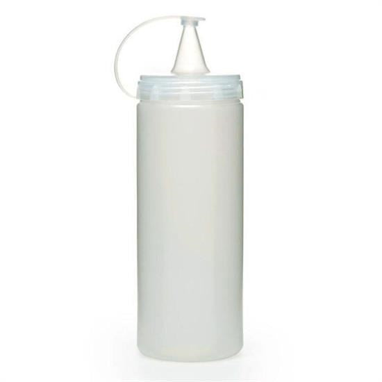 BUFFER® Þeffaf Kapaklý Sýzdýrmaz Yaðlýk Sosluk Þiþesi Plastik Yaðdanlýk 400 ml AP-9028