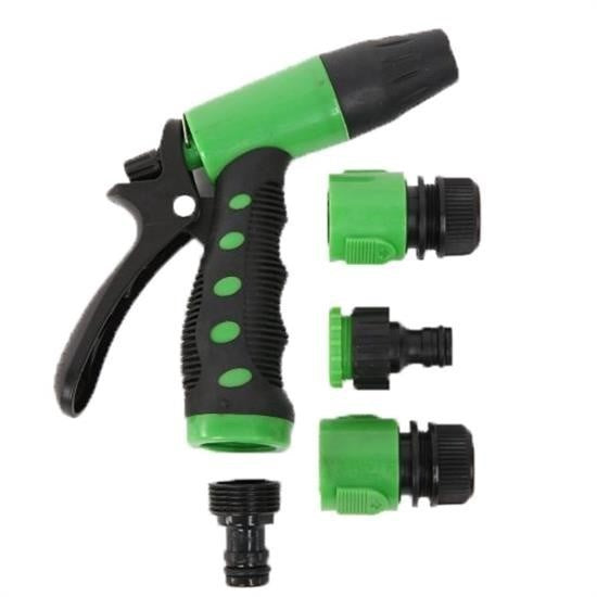 BUFFER® 2 Fonksiyonlu 5li Bahçe Tarla Otomatik Sulama Tabancasý Seti Hortum Baðlantýsý Aparatý