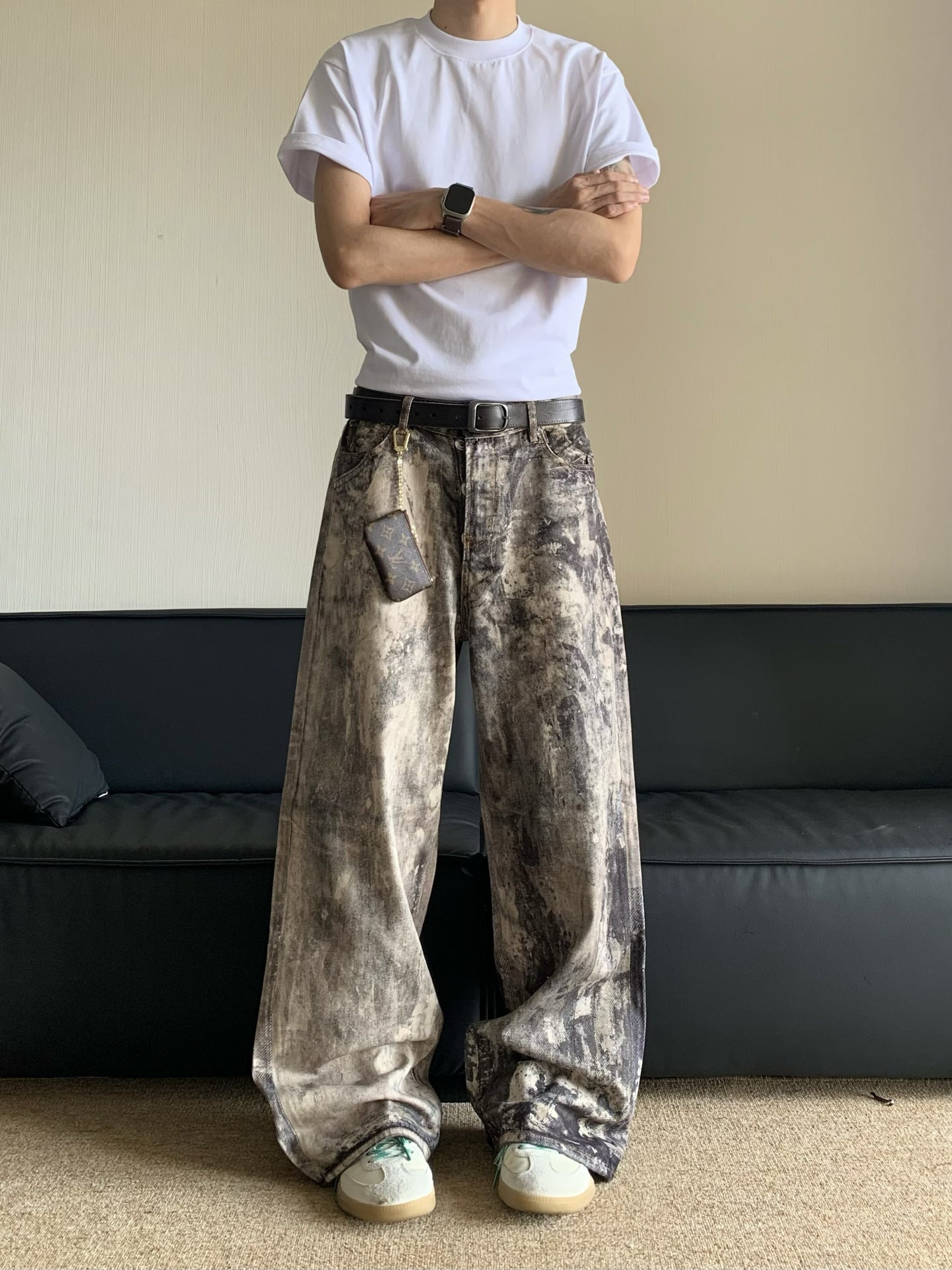 Frühling & Sommer Herren Jeans – 3D Digital Camouflage Druck