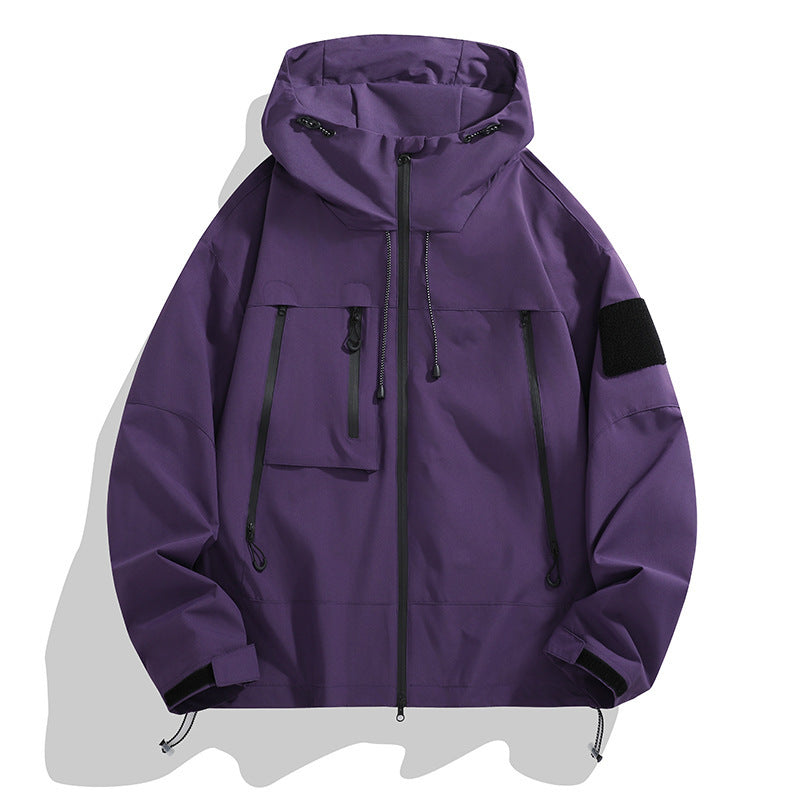 Outdoor Shell Jacke – Kapuzenjacke, Freizeit & Bergsteigen