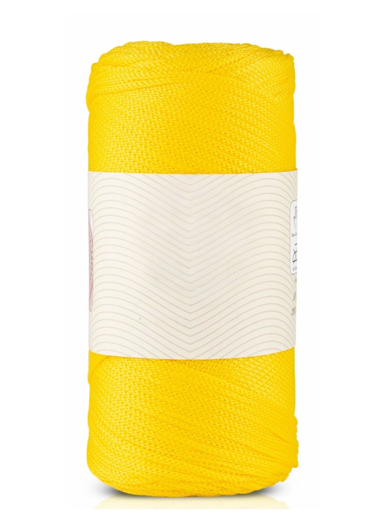 Makrome Ýpi 3mm Polyester Koyu Sarý