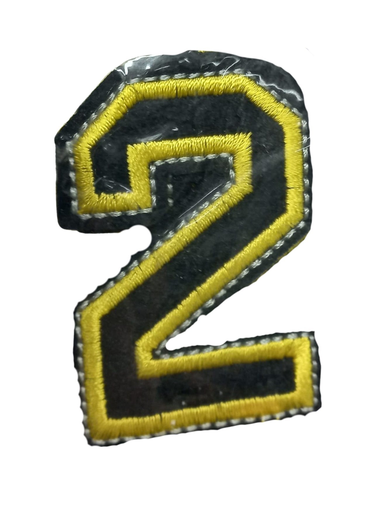 Aplike Ütü Ýle Yapýþan 2 Rakamý Arma 2x4 cm