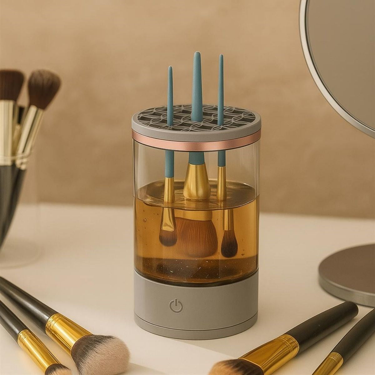 BUFFER® USB Þarjlý Makyaj Fýrçasý Temizleyici Aparat Hýzlý Kurutmalý, Çok Yönlü Fýrça Temizleyici