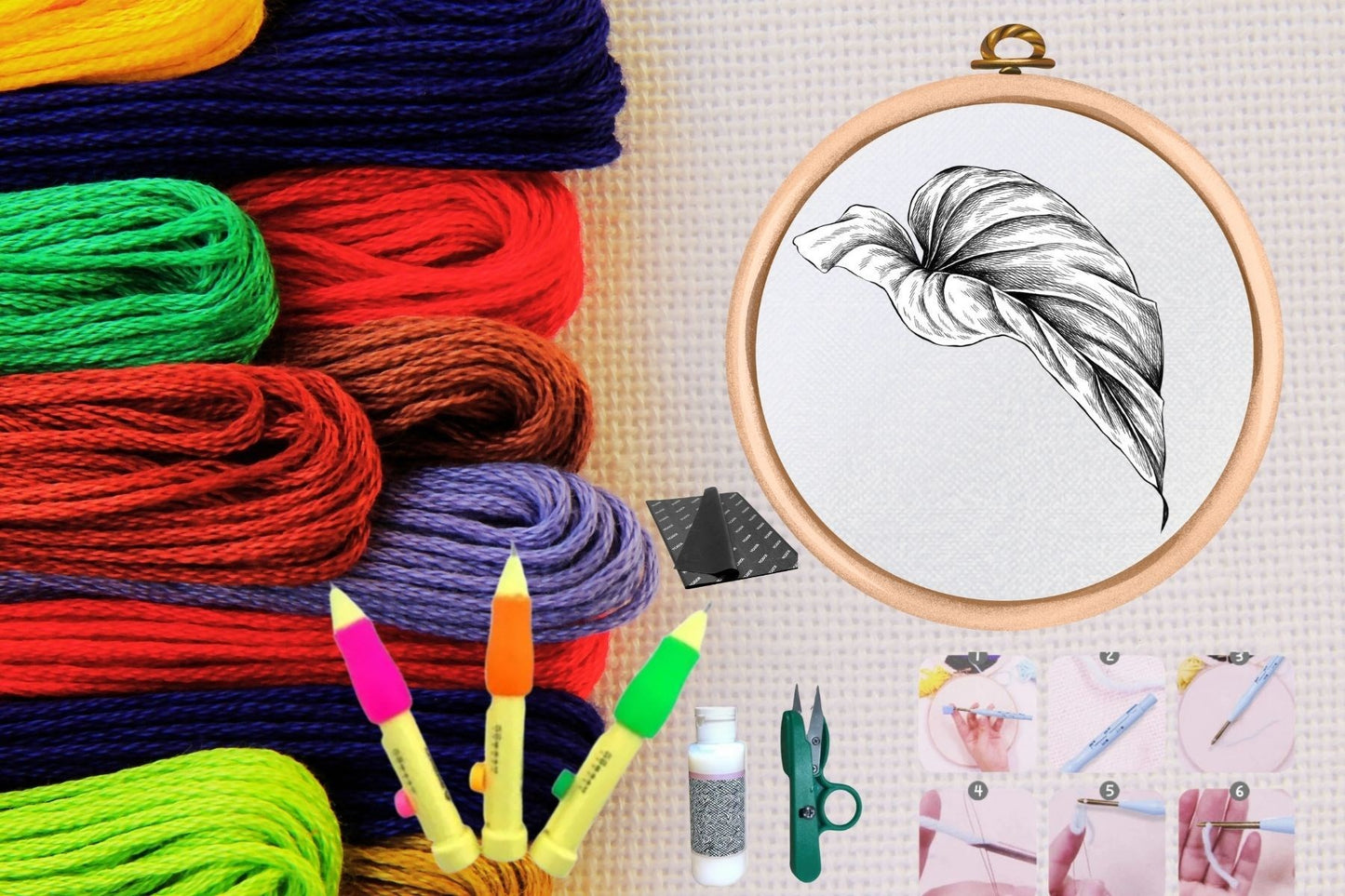 Punch Seti Nakýþ Seti Kasnaklý Kendin Yap Seti Seri 26