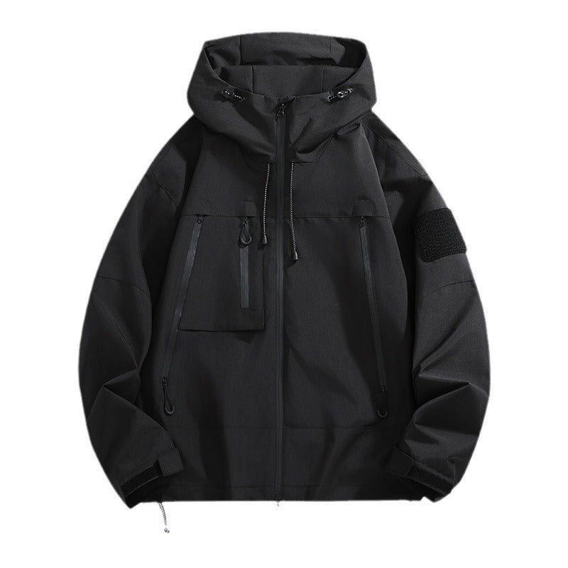 Outdoor Shell Jacke – Kapuzenjacke, Freizeit & Bergsteigen