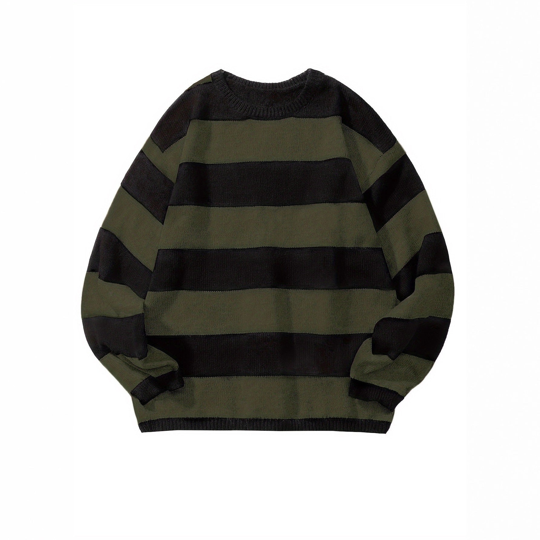 Herren Strickpullover – Hochwertig, Locker, American Retro Stil