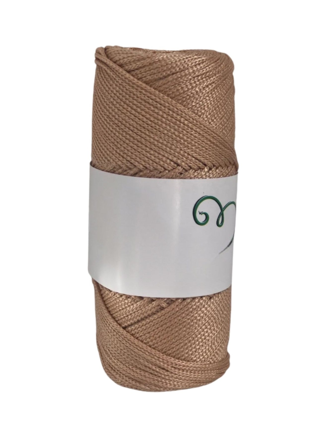 Makrome Ýpi 3mm Polyester Açýk Karamel