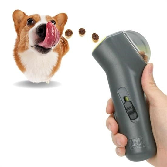 BUFFER® Kedi ve Köpekler Ýçin Hazneli Mama Fýrlatma Oyuncaðý Yem Atýcý Aparat