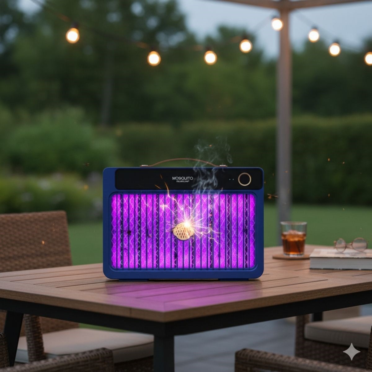 BUFFER® 4000mAh Þarj Edilebilir Kablosuz 3000V Yüksek Güçlü Elektrikli Sivrisinek Öldürücü Sivrisinek Öldürme Lambasý,Sinek Kýran BG-009 2000 mah