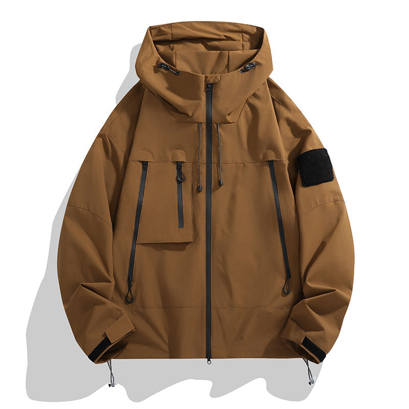 Outdoor Shell Jacke – Kapuzenjacke, Freizeit & Bergsteigen