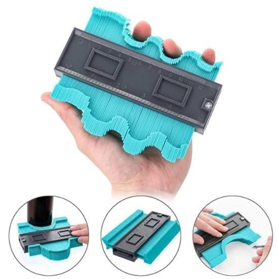 BUFFER® Çok Fonksiyonlu Plastik Kontur Ölçüm Cihazý Ahþap Fayans Þekillendirme Kalýbý