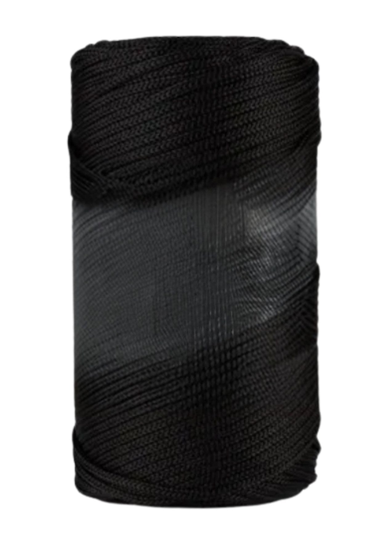 Makrome Ýpi 3mm Polyester Siyah