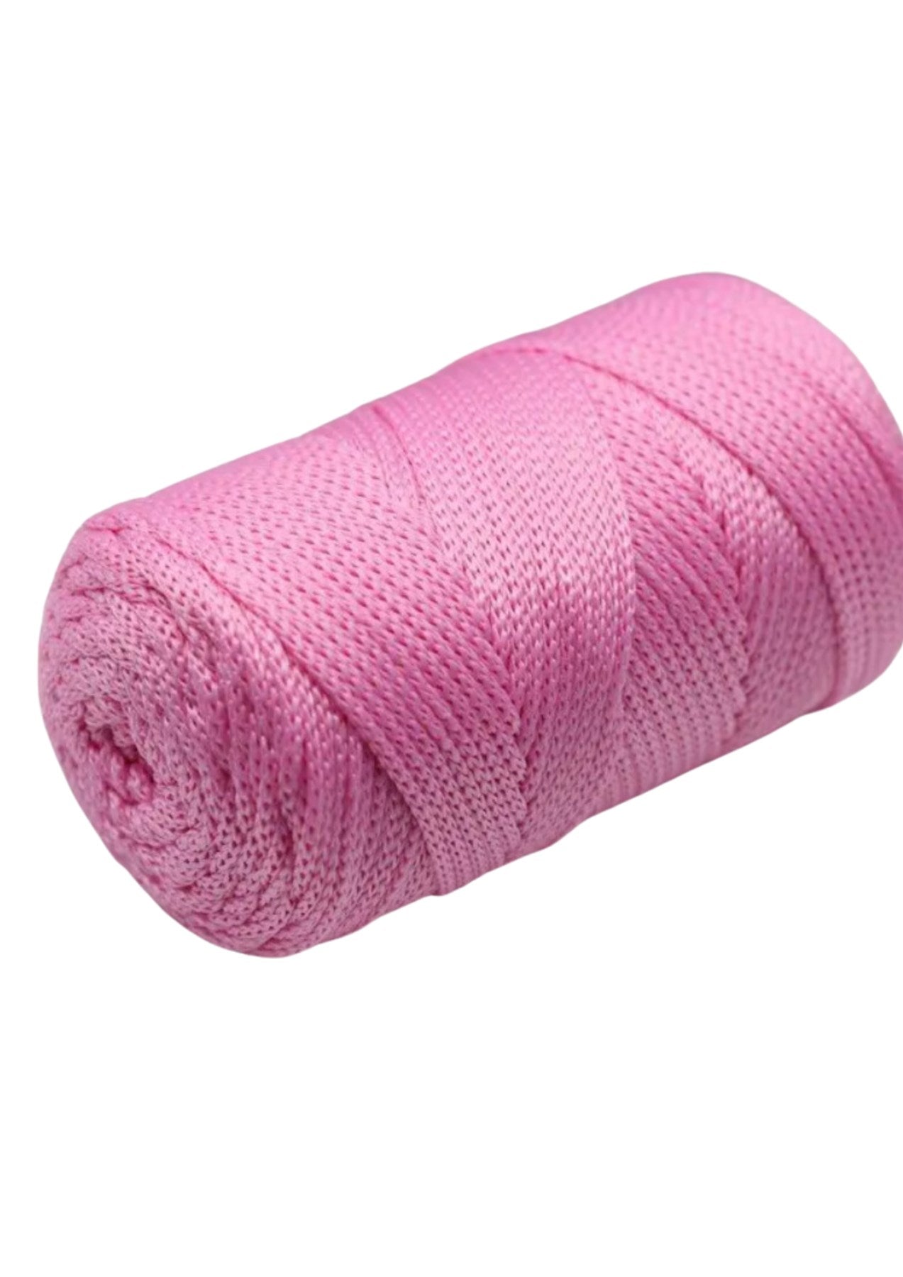 Makrome Ýpi 3mm Polyester Pembe