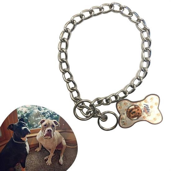 BUFFER® 65 cm Uzunlukta Zincir Model Köpek Ýçin Boyun Tasmasý