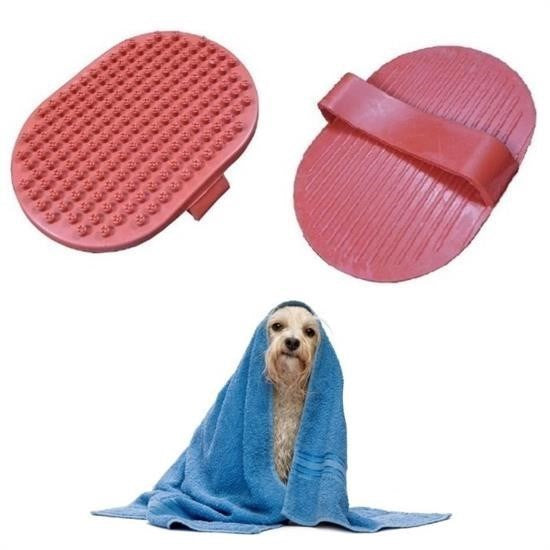 BUFFER® Ergonomik Masajlý Evcil Hayvan Kedi Köpek Yýkama Fýrçasý Aparatý