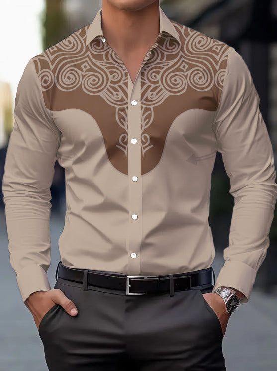 Herren Cardigan – Nationalstil, Locker & Dünn, Freizeit & Casual