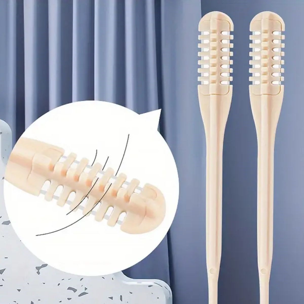 BUFFER® 2'Si Bir Arada 2 Parça Kutulu Burun Kýl Alma ve Kulak Temizleme Aparatý