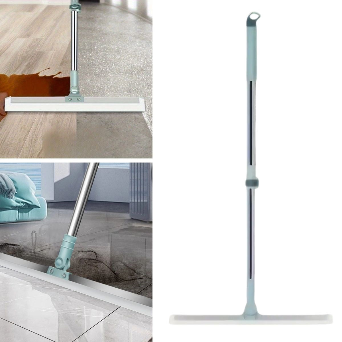 BUFFER® Teleskopik Oynar Baþlýklý Cam,Zemin Silme Aparatý Çekçek