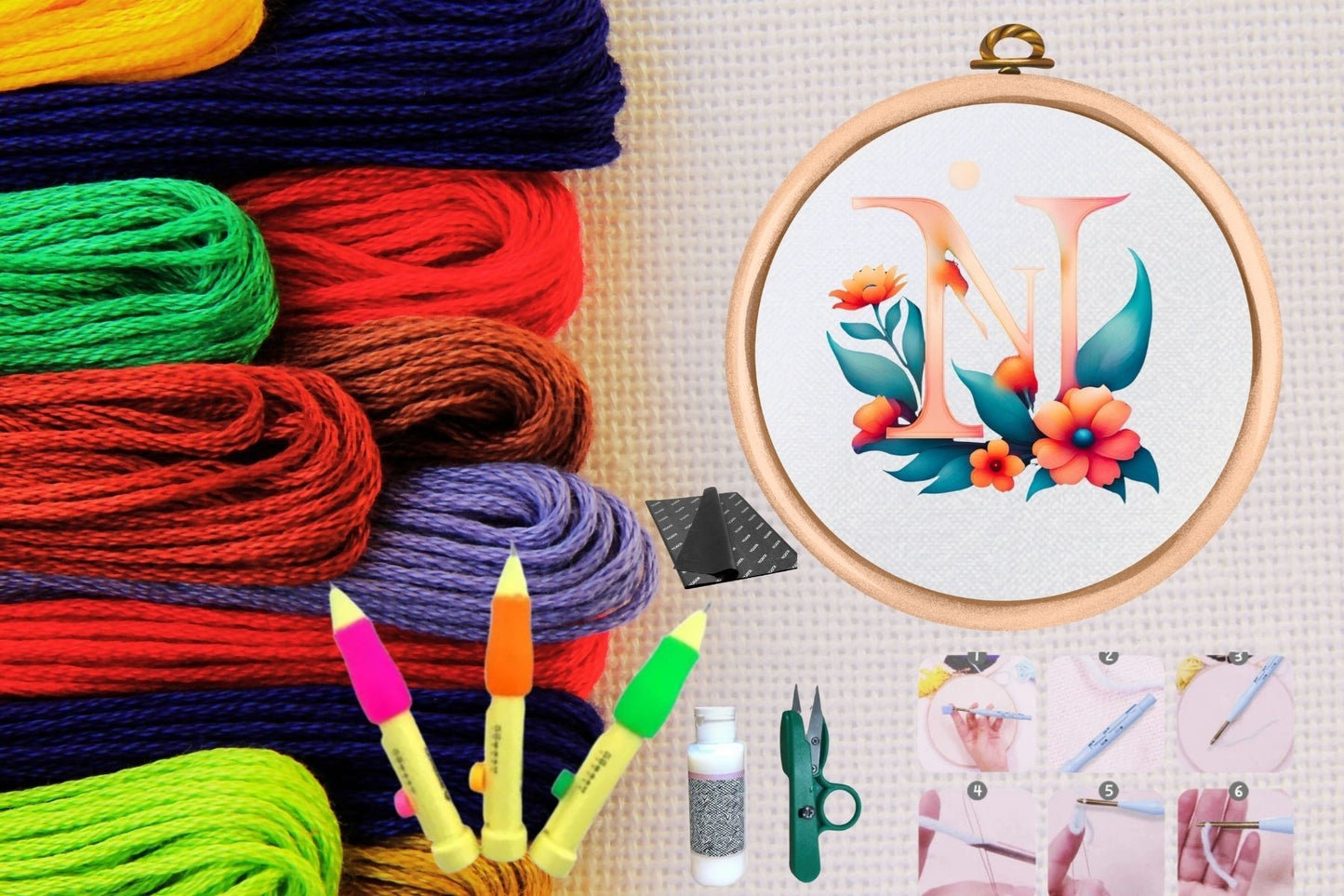 Punch Seti Nakýþ Seti Kasnaklý Kendin Yap Seti Seri 81