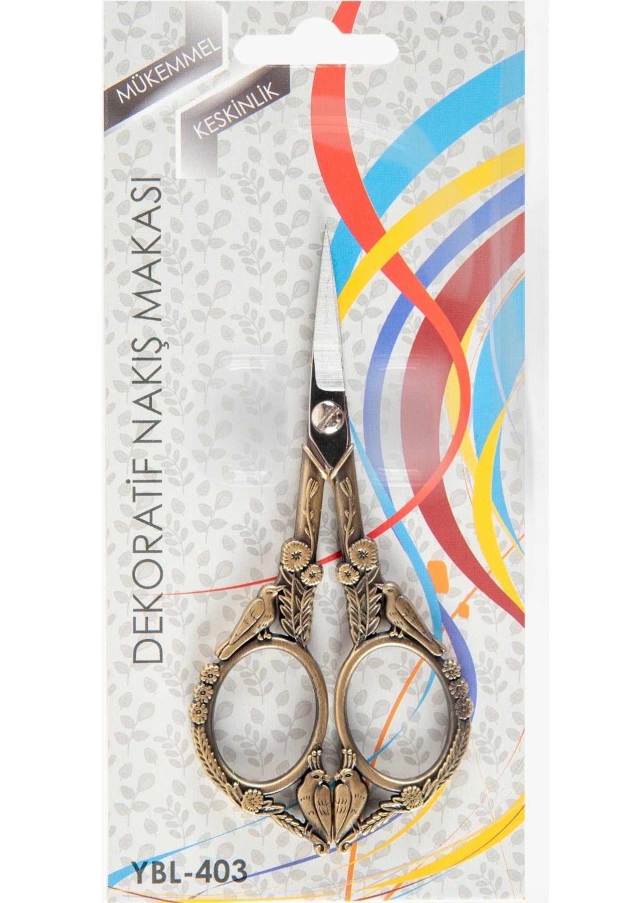 Nakýþ Makasý Dekoratif Eskitme Kuþ YBL-403 Model 24