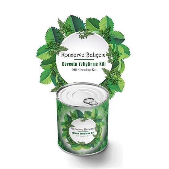 BUFFER® Konserve Bahçem Evde Konservede Dereotu Yetiþtirme Kiti Aparatý