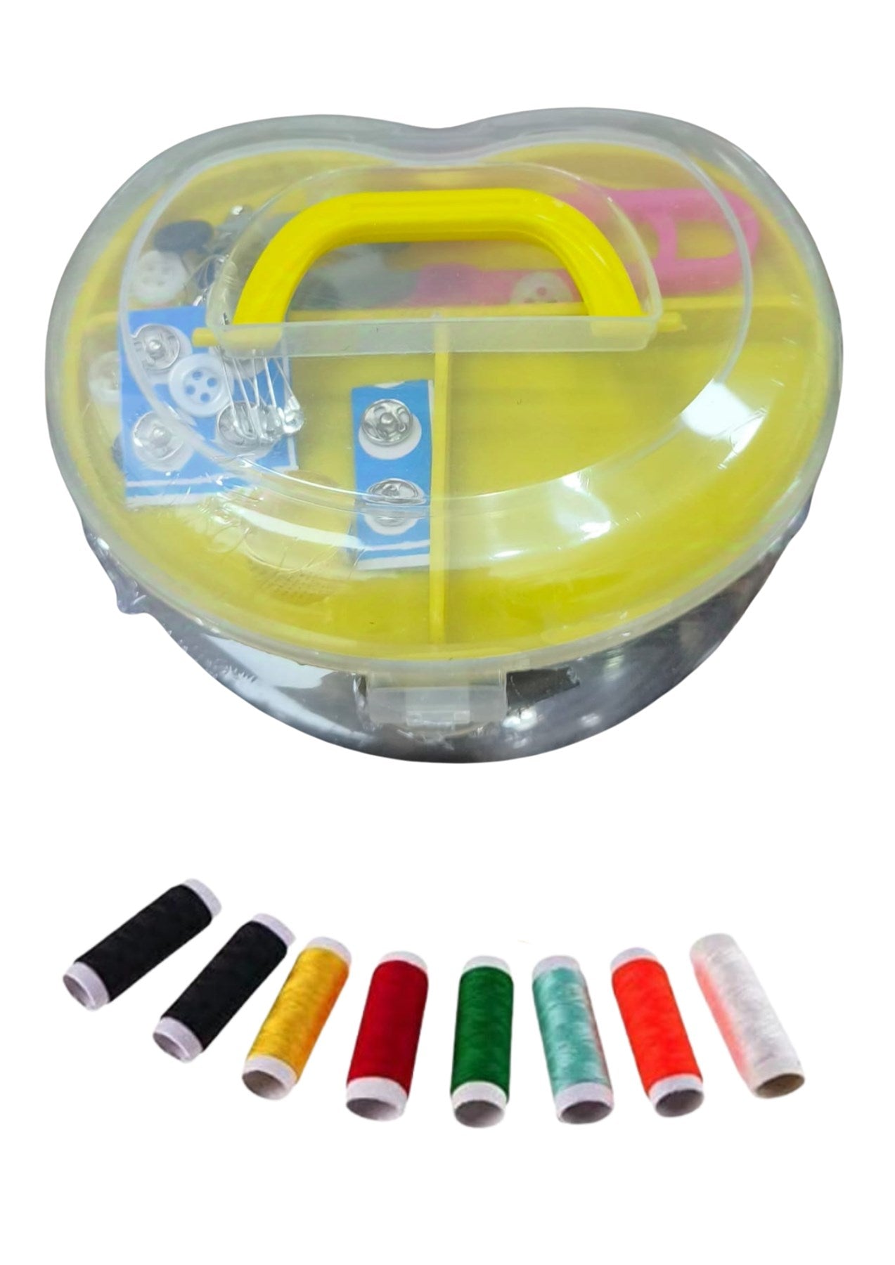 Ýplik Set Büyük Kalp Plastik Dikiþ Seti