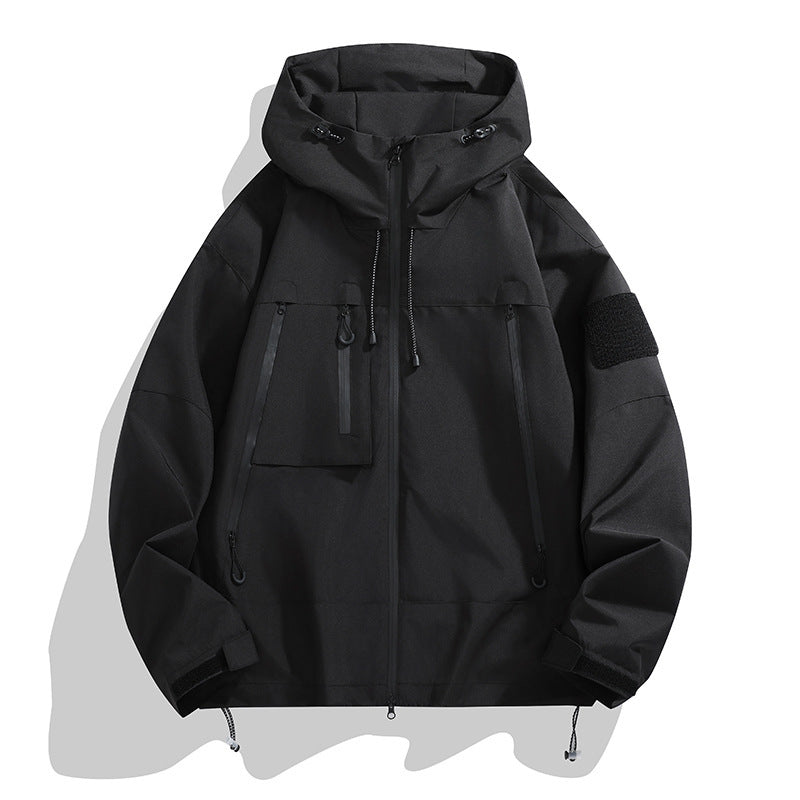 Outdoor Shell Jacke – Kapuzenjacke, Freizeit & Bergsteigen