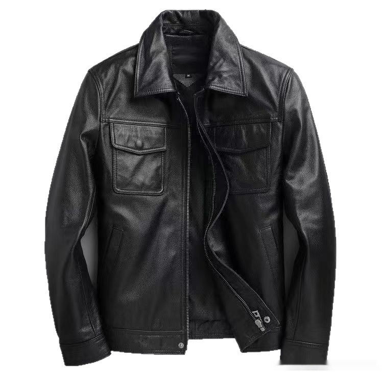 Herren Lederjacke – Retro Kurzjacke im Slim Fit Stil | Zeitlos & Stylisch 2025