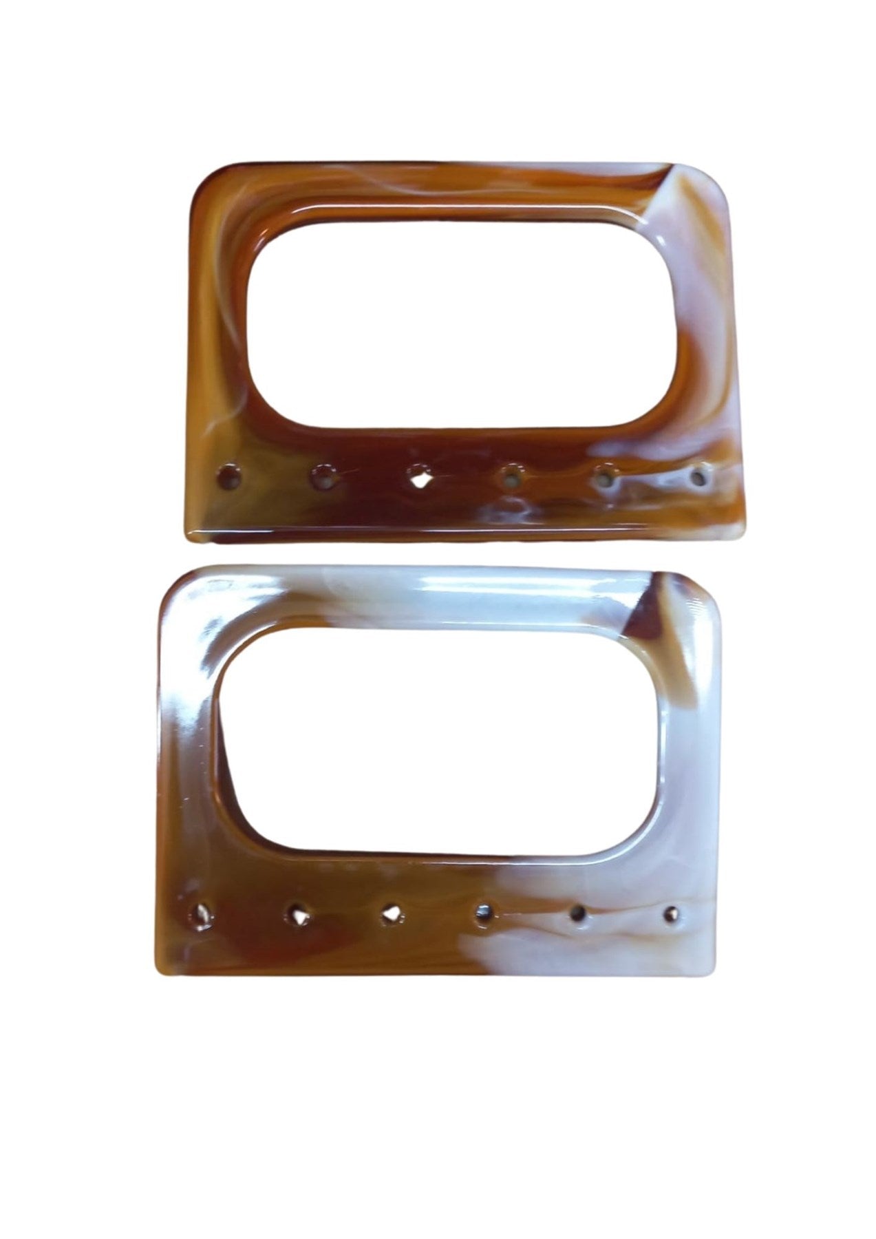 Çanta Sapý Akrilik Kare Delikli 12 cm