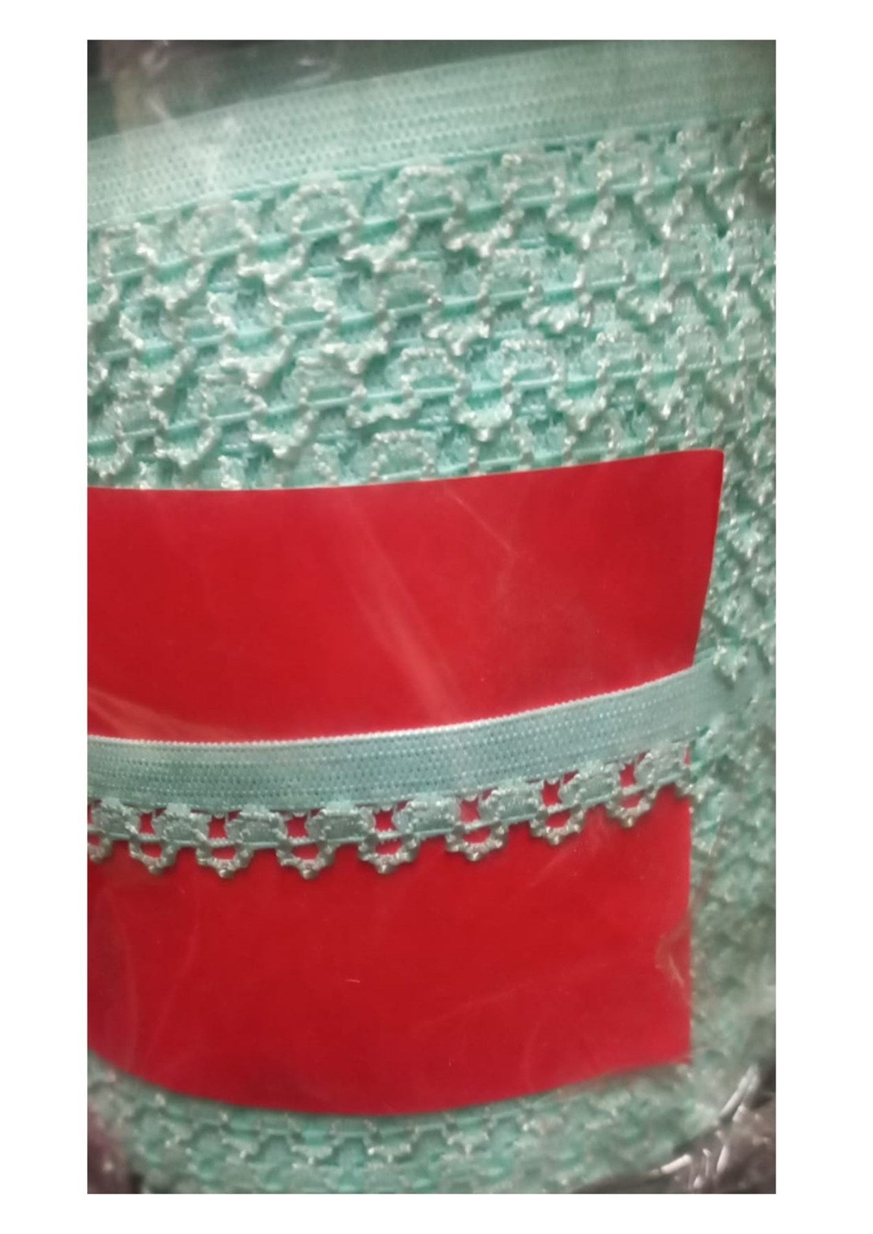 Çamaþýr Lastiði Dantelli 1 cm 75 Metre 1 Top Su Yeþili