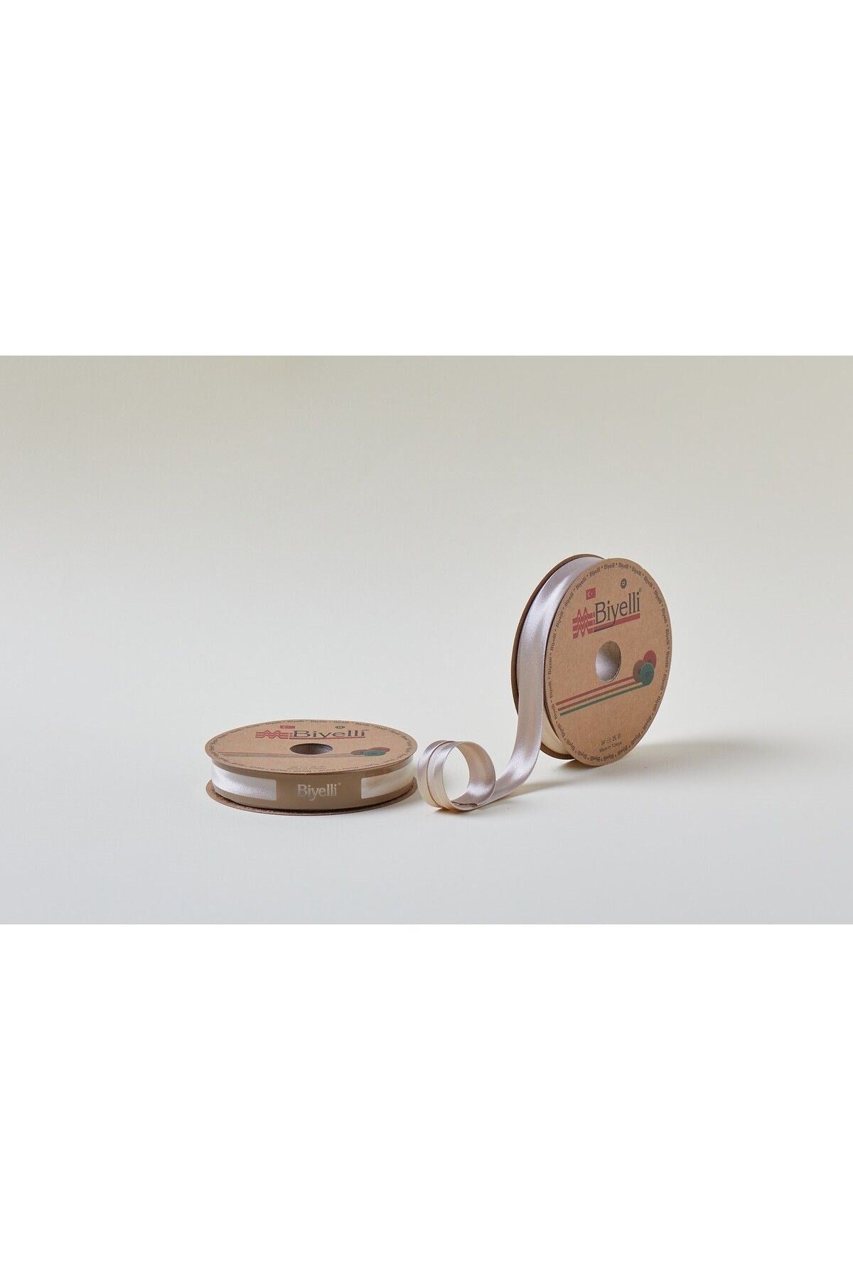 Biye Saten Katlý 089 Açýk Taþ 2 cm 25 Metre %100 Polyester