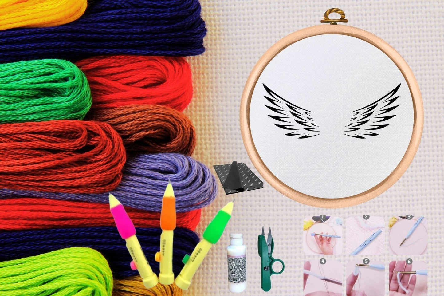 Punch Seti Nakýþ Seti Kasnaklý Kendin Yap Seti Seri 25