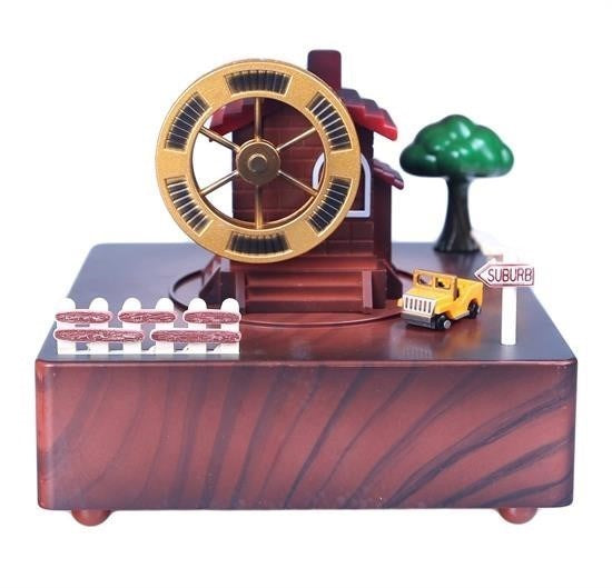 BUFFER® Þehir Etrafýnda Dönen Uçak Müzik Kutusu