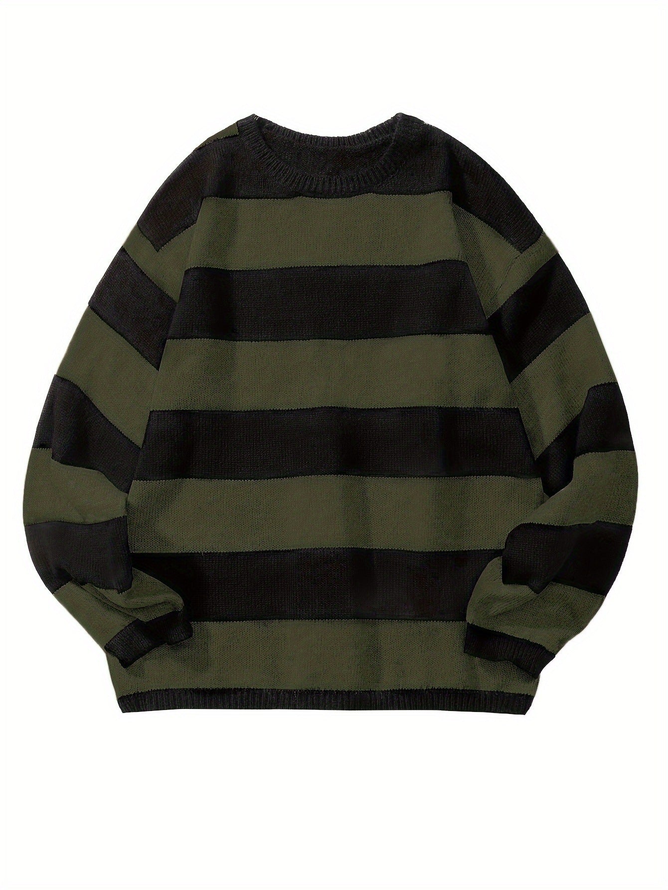 Herren Strickpullover – Hochwertig, Locker, American Retro Stil