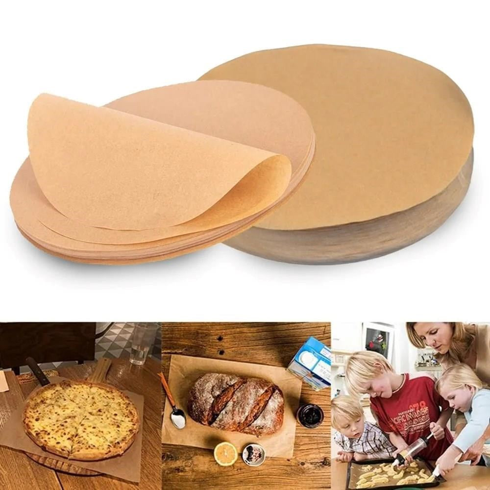 BUFFER® 50 Adet Air Fryer Piþirme Kaðýdý Yað Geçirmez 21,5 cm Yuvarlak Model XXL Model Uyumlu