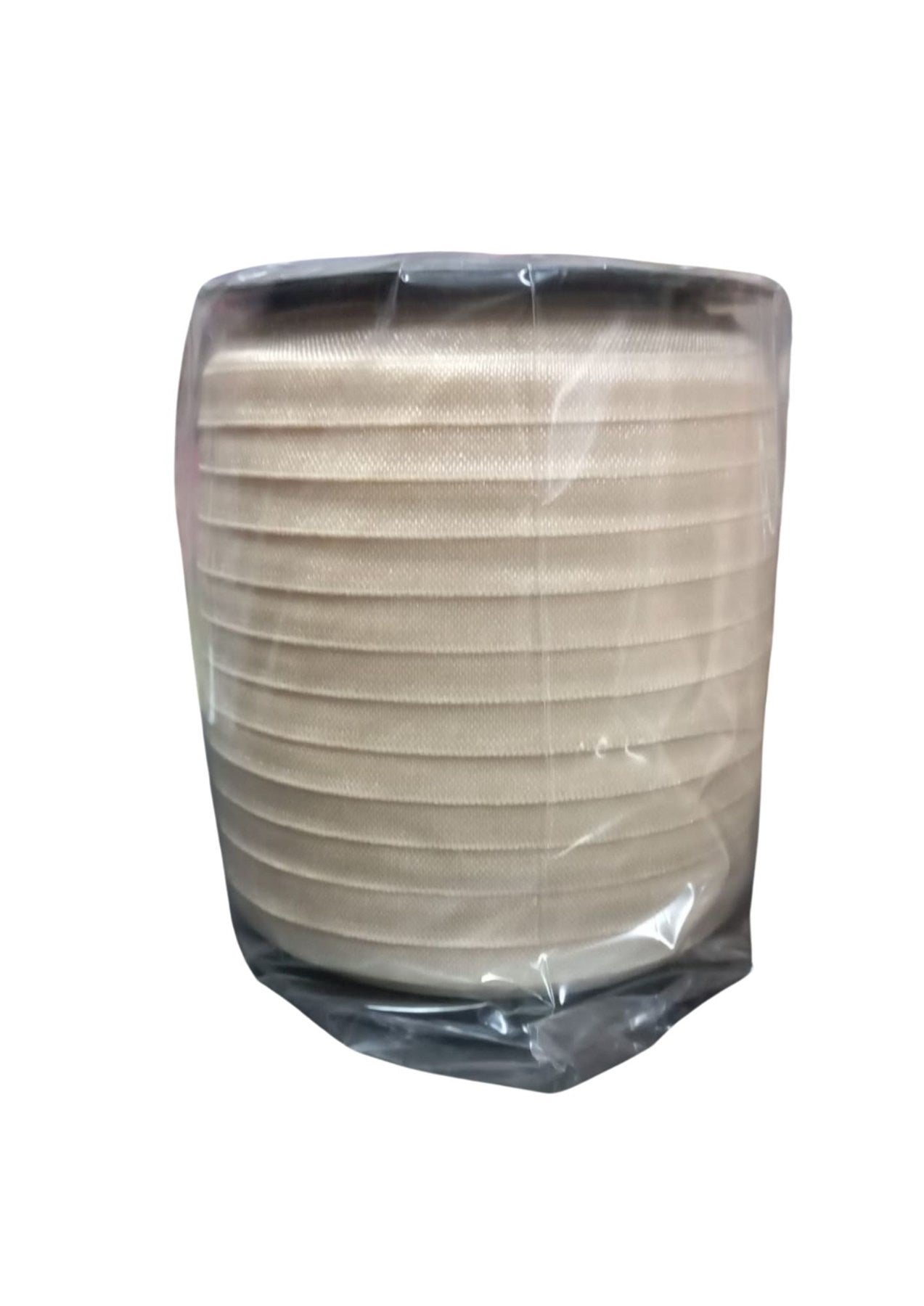 Çamaþýr Lastiði Düz 1 cm 1 Metre Krem