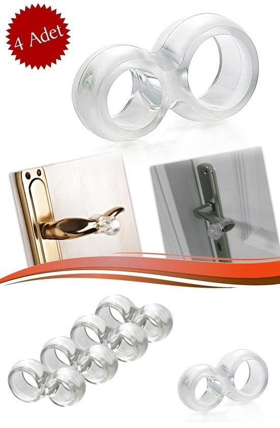 BUFFER® Silikon Kapý & Pencere Vurma Önleyici Stoper Kapý Tamponu 4 Adet