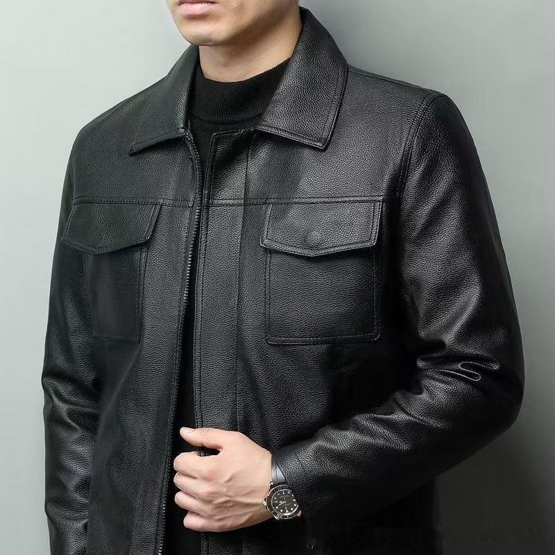 Herren Lederjacke – Retro Kurzjacke im Slim Fit Stil | Zeitlos & Stylisch 2025
