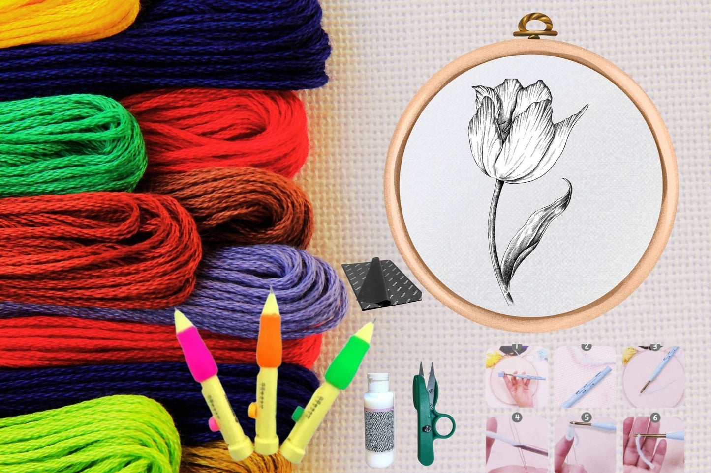 Punch Seti Nakýþ Seti Kasnaklý Kendin Yap Seti Seri 27