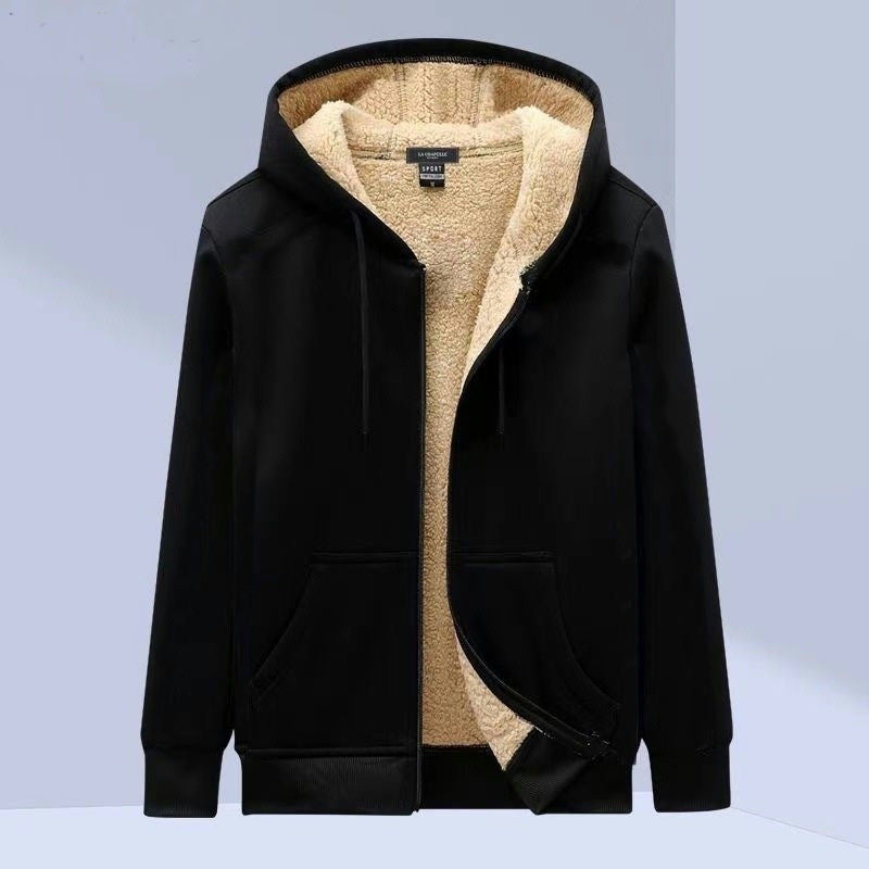 Herren Berber-Fleecejacke – Warm & Lässig, Freizeit & Outdoor