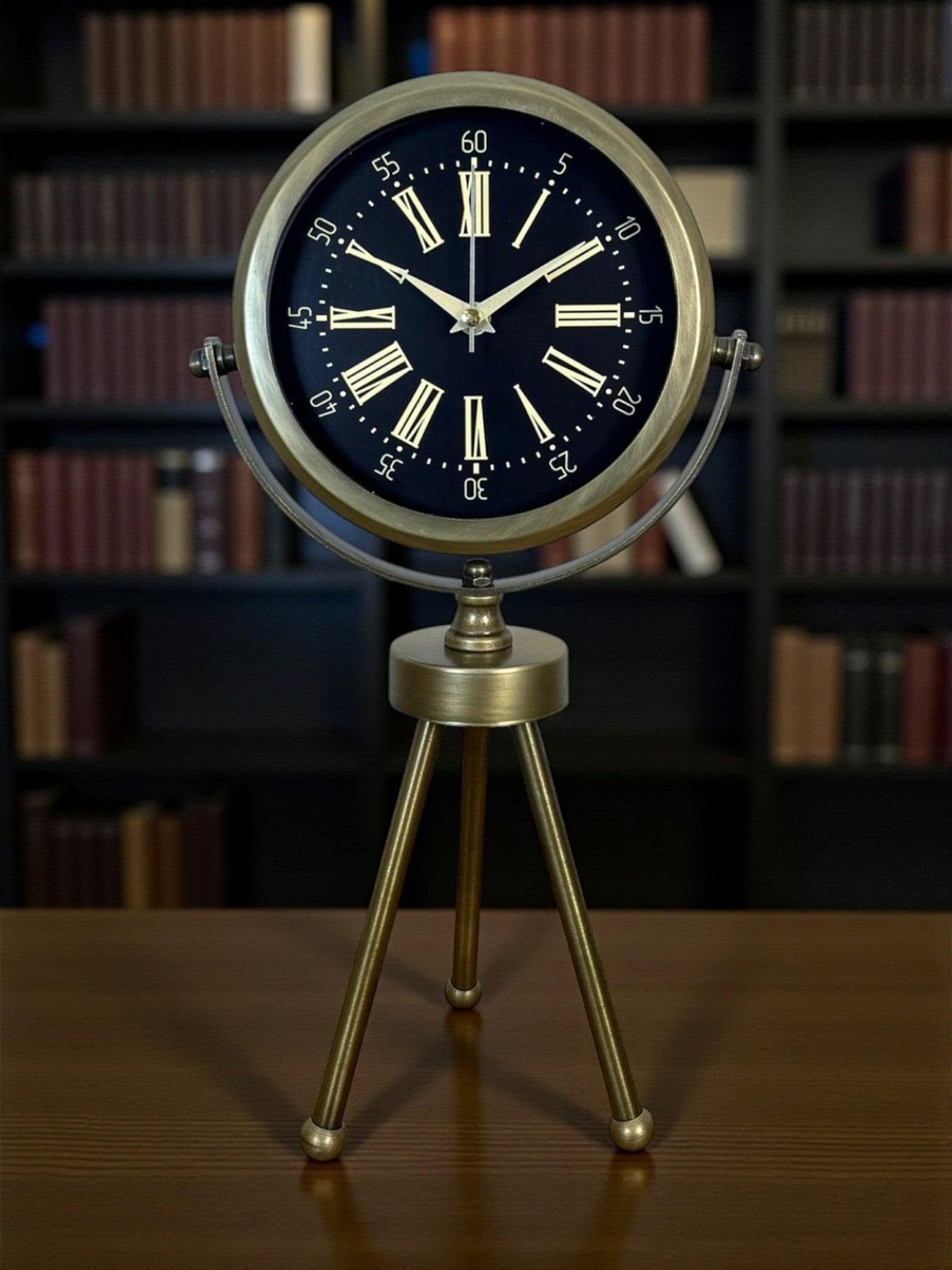 Zentime Eskitme Vintage Üç Ayaklý Duvar Saati