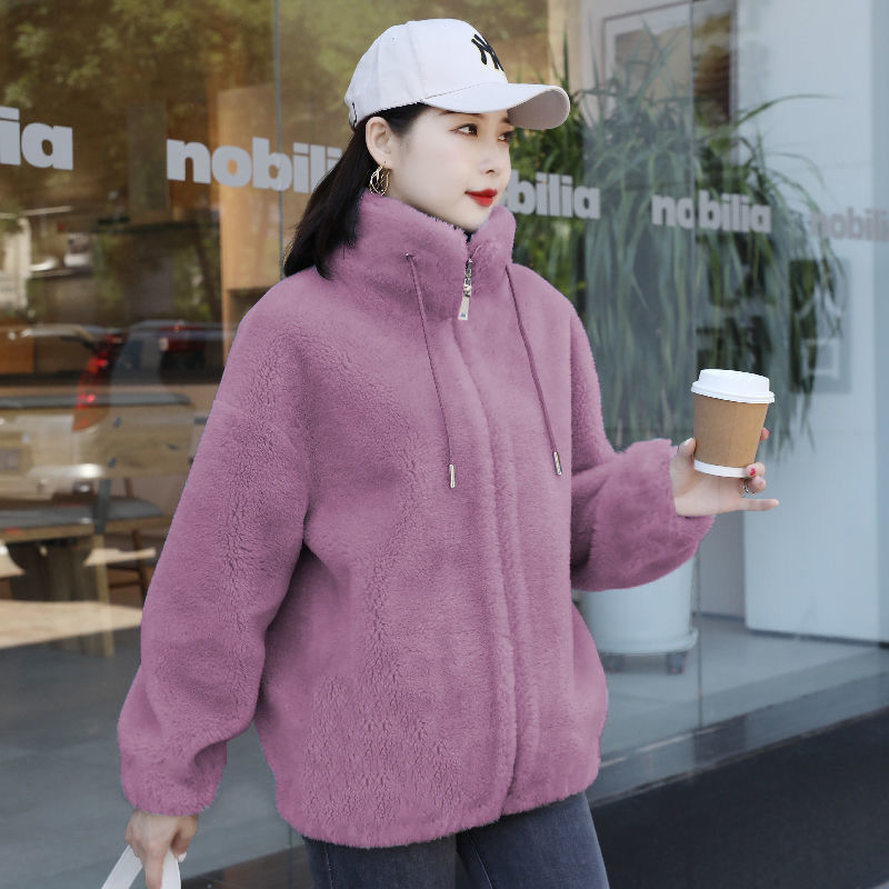 Damen Cardigan – Doppeltes Fleece, Wärmend mit Hohem Kragen | Pullover & Strickjacke 2025