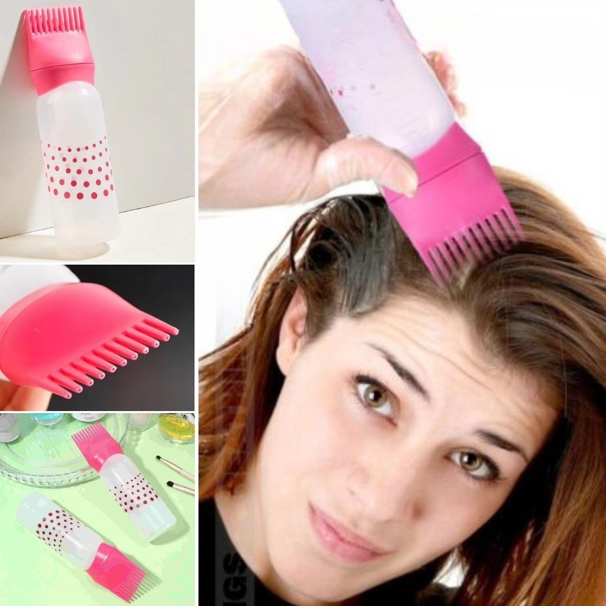 BUFFER® Saç Boyama Aparatý Taraklý Saç Bakýmý Krem Saç Yaðý Uygulama Aparatý