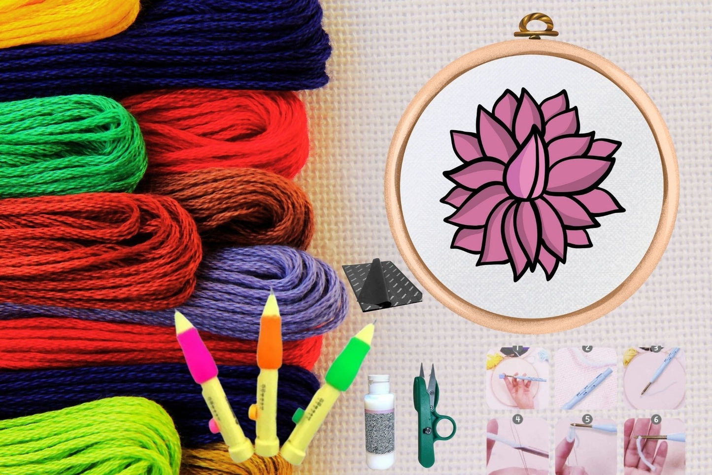 Punch Seti Nakýþ Seti Kasnaklý Kendin Yap Seti Seri 37