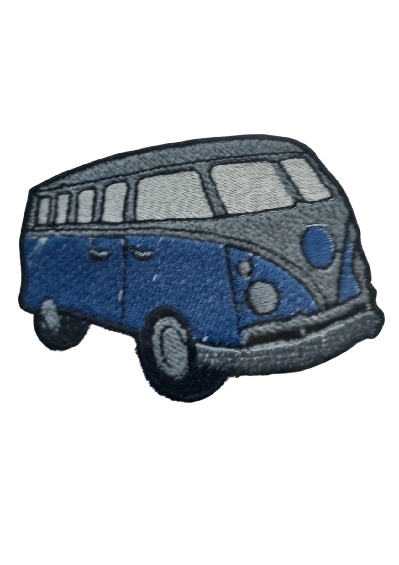 Aplike Ütü Ýle Yapýþan Otobüs Mavi - Gri Arma 4x2 cm