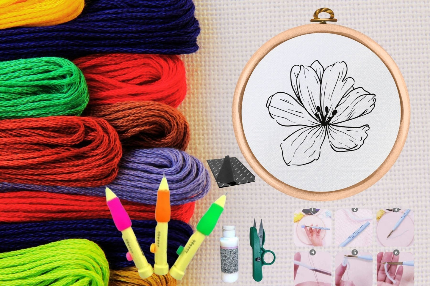 Punch Seti Nakýþ Seti Kasnaklý Kendin Yap Seti Seri 43