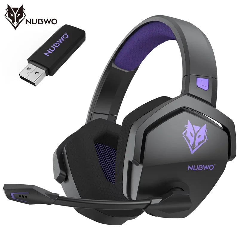 🏷️  NUBWO G06 Dual Wireless Gaming Headset – Bluetooth 5.3, 2.4 GHz, mit Mikrofon für PS5, PS4, PC, Switch & Mobile