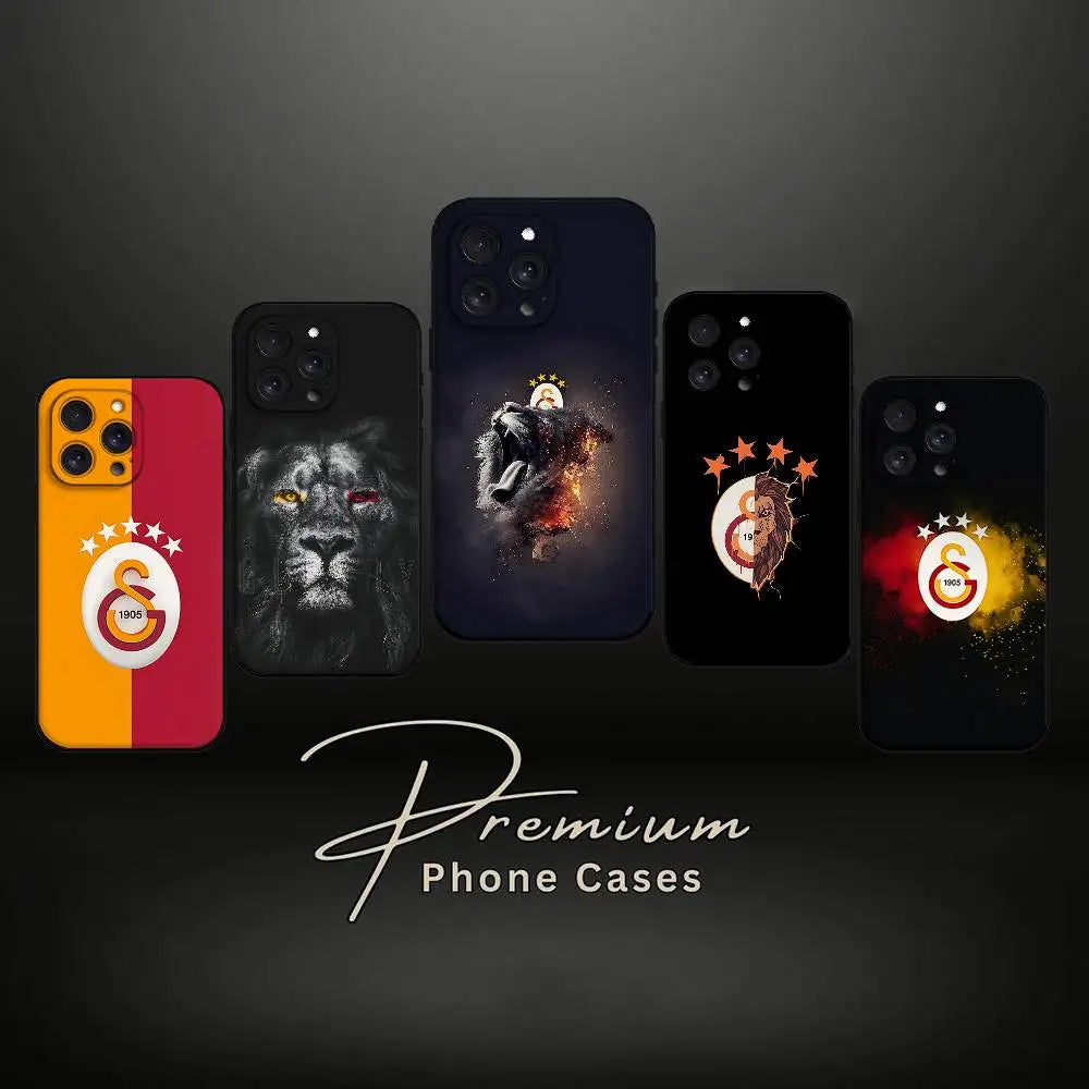 Coole G-Galatasaray-Clubs Handyhülle – Stoßfeste Schutzhülle für iPhone 17/16/15/14/13/12/11/XS/XR/8/7 Pro Max